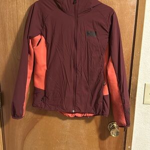 Helly Hansen Women's Burgundy and Coral Jacket